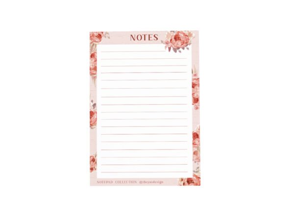 Floral | A6 Notepad