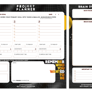 Project Planner | A4 Notepad