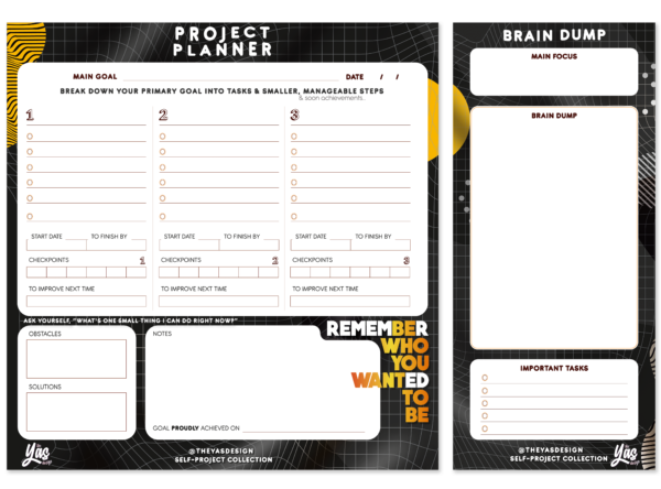 Project Planner | A4 Notepad