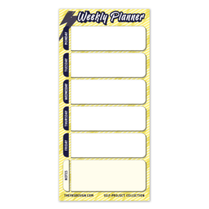 Weekly Planner | Electric Notepad